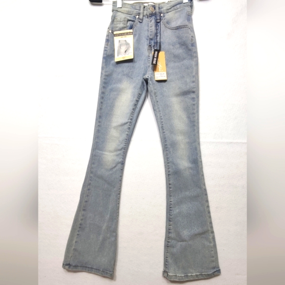 Stretch Flare Jeans High Rise Women's Jeans Size‎ 0 Stile:RSDM15HRFL1